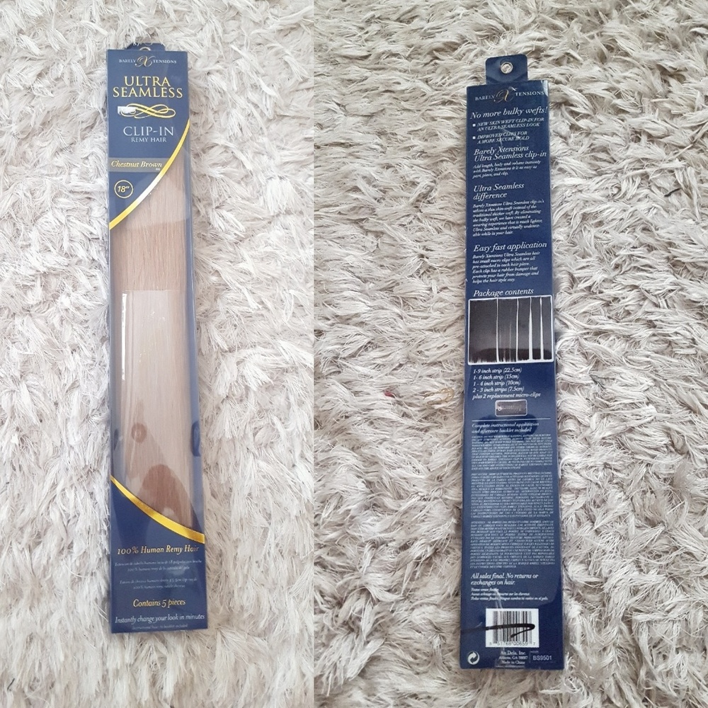 2 boxes ultra seamless 100% Human Hair extensions